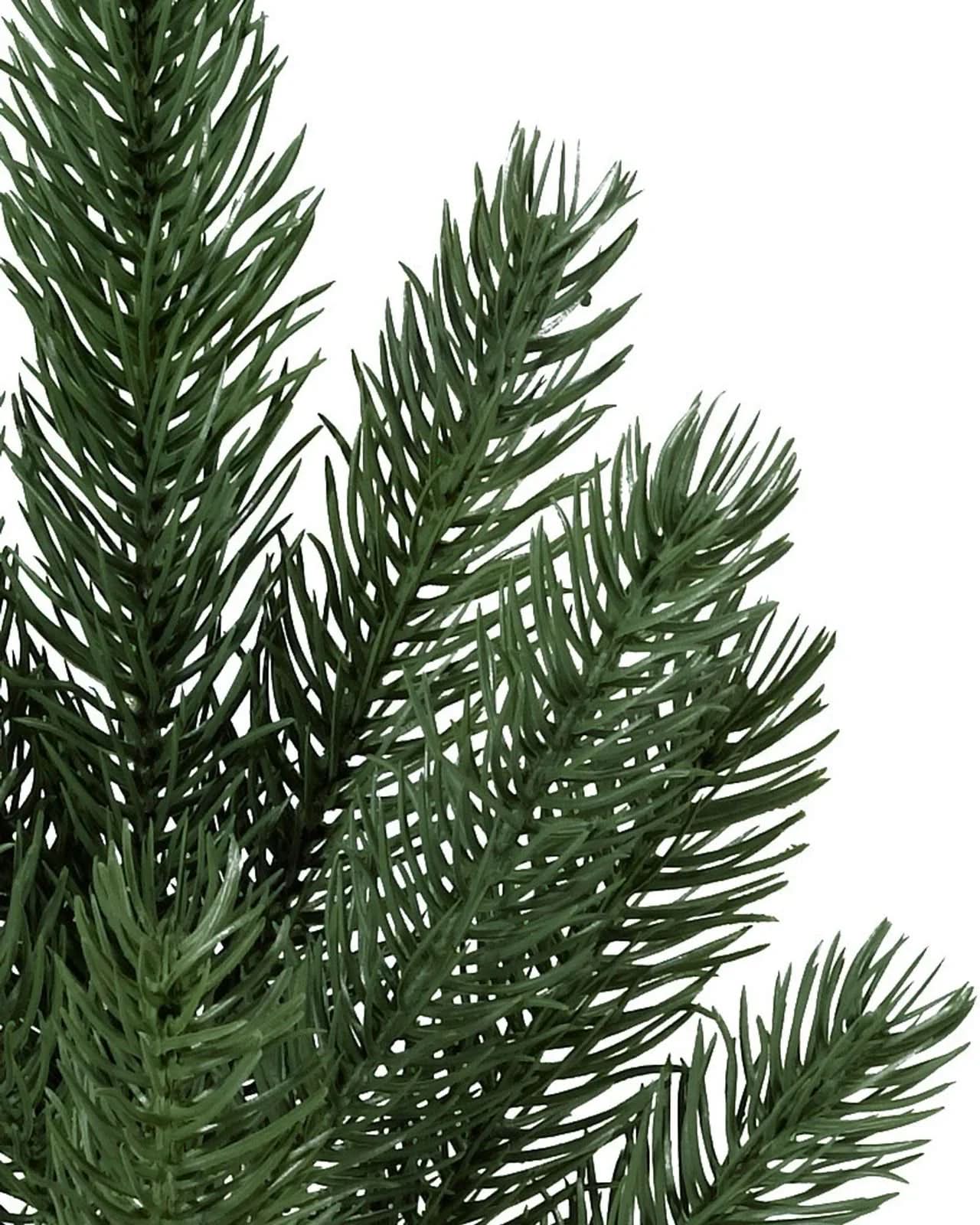 Árvore de Natal Vermont White Spruce com Galhos Articulados, Suporte Metálico e Micro LEDs Embutidos